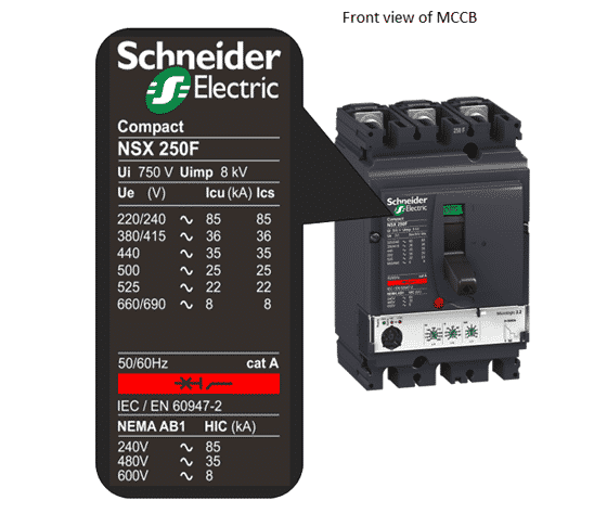 Low voltage Transformer nameplate